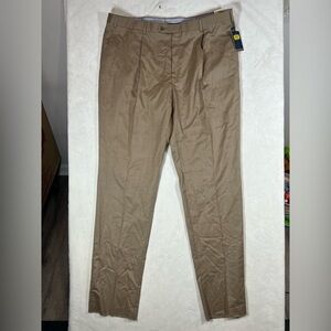 NWT Hart Schaffner Marx 42R Unhemmed Wool Spandex Blend Traveler Slacks Pants